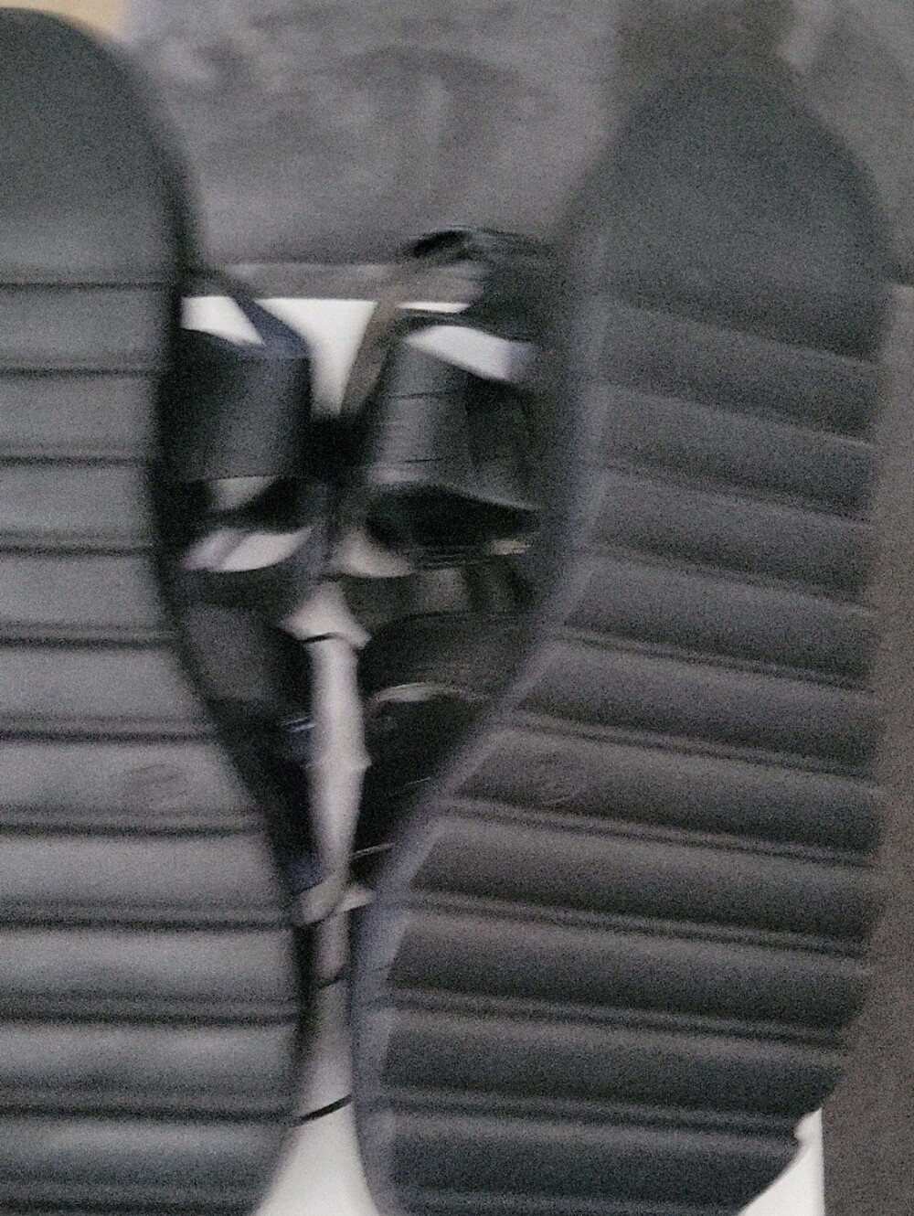 Steve Madden Black Croc-Embossed Strappy Gladiator Sandals - Picture 5 of 6
